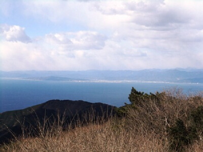 達磨山展望台から見た景色